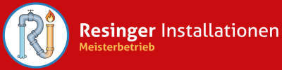 Resinger Installationen Logo negativ